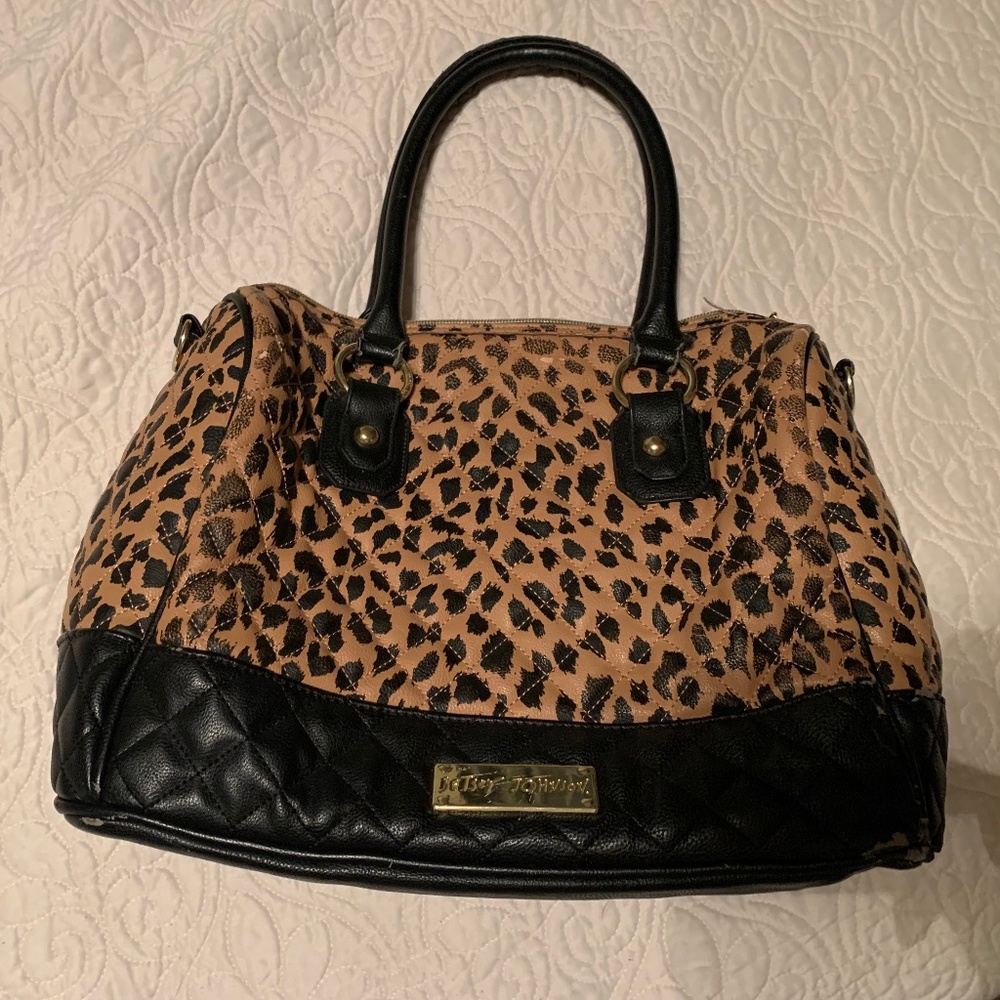 Betsey Johnson Animal Print Purse - Picture 1 of 2
